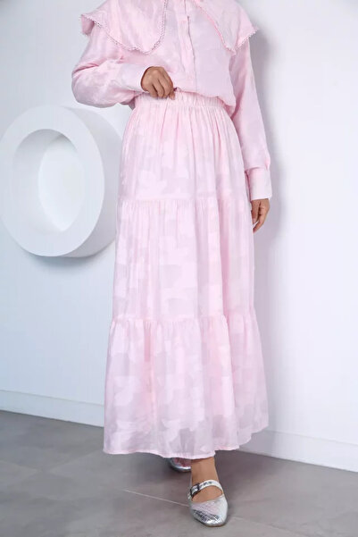 TOZLU Elegant Layered Lined Hijab Skirt