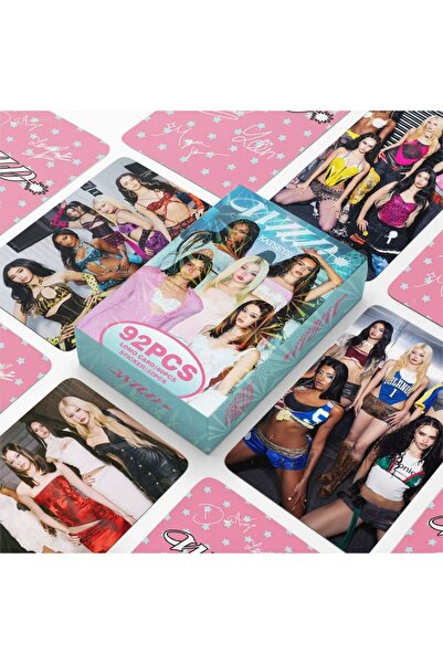 Kpop Dünyasi KATSEYE '' Wild '' Çift Yön Baskılı Lomo Card Seti (60 Pcs)