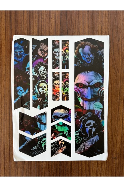 Limitless Design Bisiklet Sticker Seti kaplama 22x30 cm