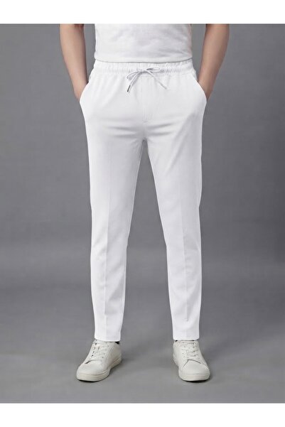 MODA NAZAN Premium Comfort Elastic Waist Lycra Men's Trousers