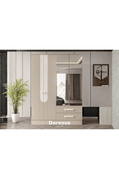 Doressa Living Casito 4 Kapılı Gardırop