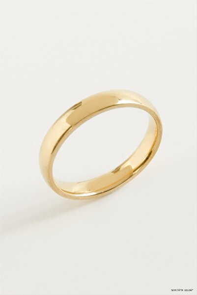 ZERO LAND Spt-Gld Steel Wedding Ring 4 (152107) mm 16