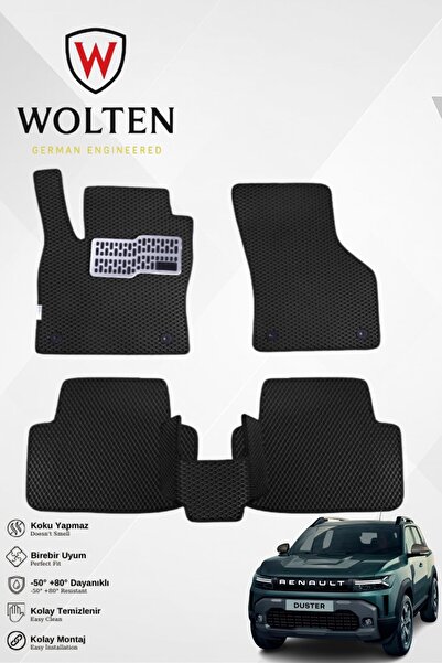 w wolten german engineered RENAULT DUSTER-(2025-sonrası)İÇİN EVA İÇ PASPAS TA...
