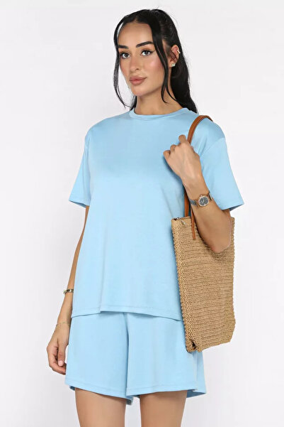TOZLU Set de două piese: tricou și pantaloni scurți pentru femei