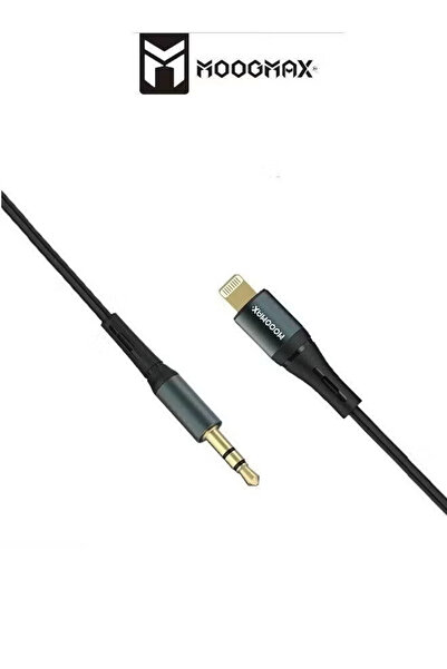 MOOGMAX MFi Certified to Lightning Audio Cable, 1m Fabric Braided, 3.5mm Jack...