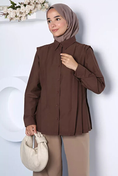 TOZLU Pleated Hijab Shirt