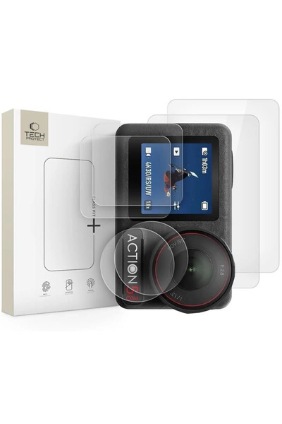Tech-Protect Sticlă securizată pentru protecția ecranului Dji Osmo Action 5 Pro