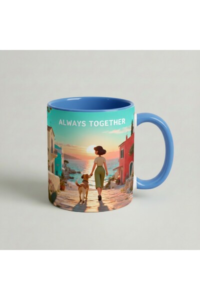 Petgifts Cana Cadou Personalizat Amuzanta Cu Mesaj Caine "Always Together 3" ...