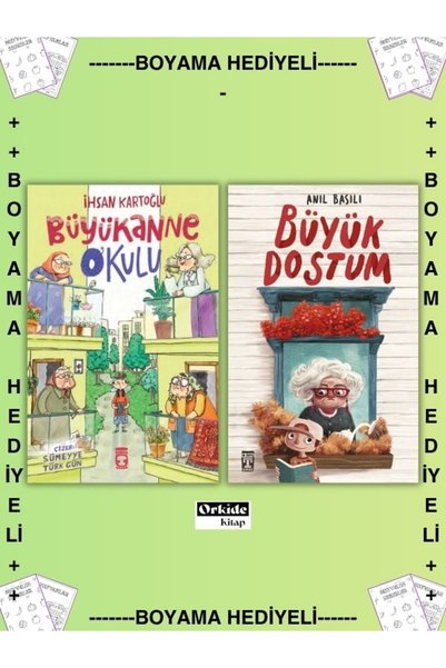 Timaş Yayınları Boyamalı - Büyükanne Okulu - Büyük Dostum , İhsan Kartoğlu , ...