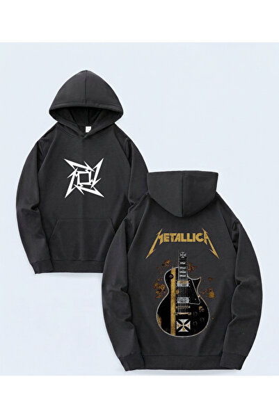 STİL-X New Season Metallica Printed Oversize Sweatshirt, 3 Yarn Soft Fabric