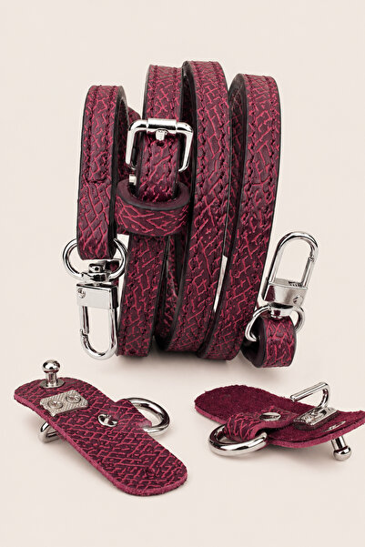 Wibego Will Good Be Pomegranate Longchamp Askı Le Pliage Uyumlu Çanta Askısı , Kadın Deri Çanta Askısı , Ayarlanabilir Çanta Kemeri , Bag Strap , Çanta Aksesuar Bordo - Pomegranate