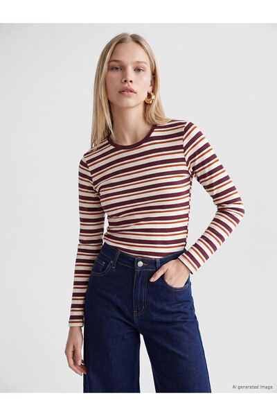 LC Waikiki I Zero Roba Yaka Striped Women's Body from Freezen Store