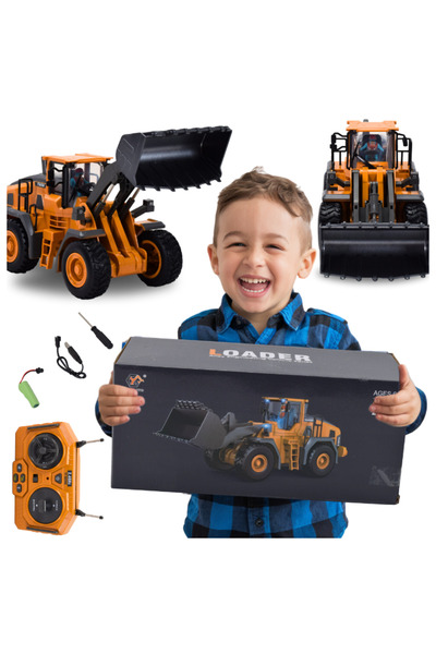 Skleplolki Tractor cu telecomandă cu tură și lumini reglabile