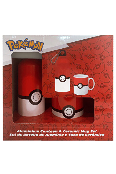 KIDS LICENSING Set cană Pokemon și sticlă de aluminiu