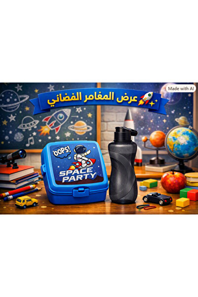 Titiz School Package: 750ml Water Bottle + Lunch Box + Twin Display