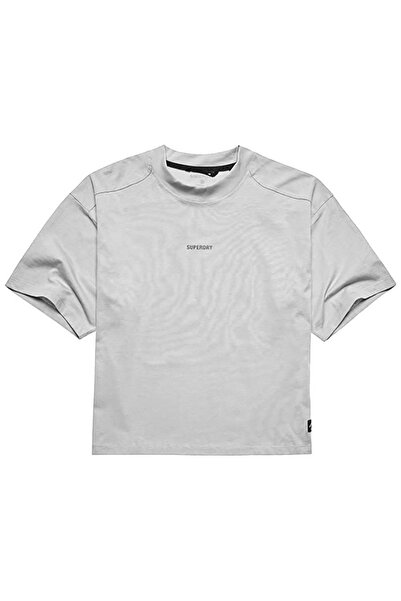 SUPERDRY Γυναικείο Κοντομάνικο Μπλουζάκι Code Tech OS Boxy Tee L