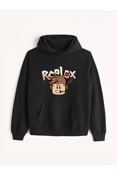 Let's Wear Premium Sweatshirt for Kids with Printed Design for Roblox Fans