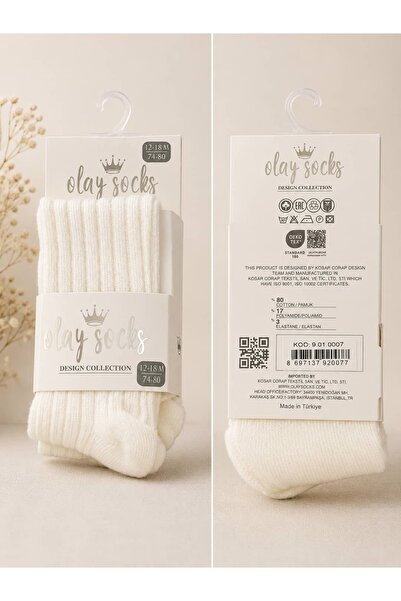 OLAY Socks Ribbed Pantyhose
