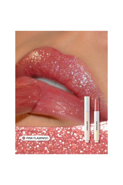 SHEGLAM Pout Perfect Shimmer Likit Ruj-114 Pink Flamingo (Simli)
