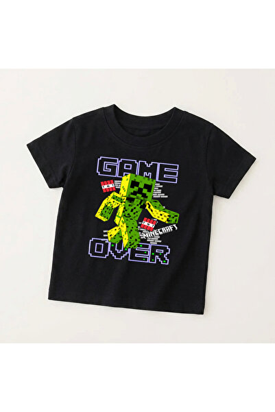 Let's Wear Game over printed t-shirt for kids