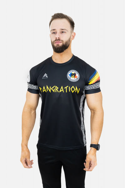 ARMURA Αθλητικό T-Shirt - Μαύρο - Στρογγυλό κολάρο