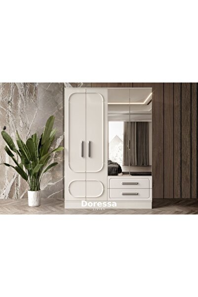 Doressa Living Meiss 4 Kapılı Gardırop