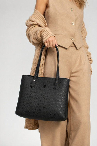 Just Polo Kadın Büyük Boy Günlük Şık Desenli Shopper El & Omuz Çantası EBAT :...
