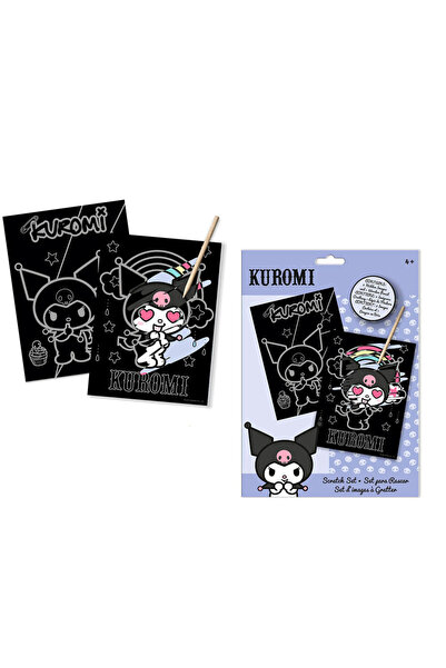 KIDS LICENSING Hello Kitty Kuromi Scratch stationery set