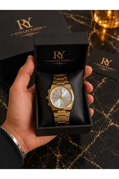 rycollections ساعة راي كوليكشنز سبكتروم الذهبية الملونة للرجال