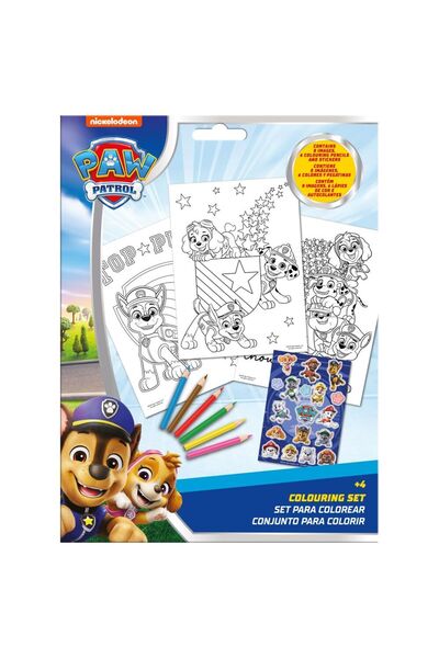 KIDS LICENSING Paw Patrol Sticker Colouring set