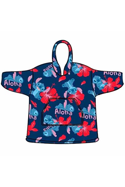 Disney Stitch oversize sweatshirt coat kids coral