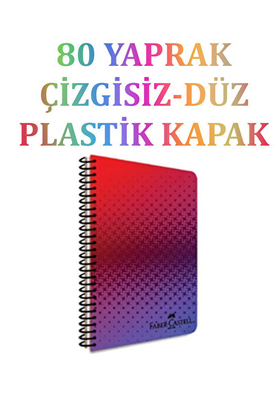 Faber Castell Smoothie FABER DEFTER FĂRĂ LINII, 80 de coli, A4, Copertă din PP