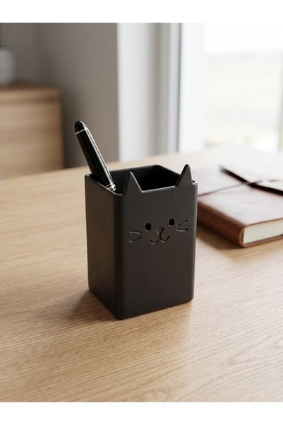 Fulmin Cute Cat Pen Holder / Desktop Organizer