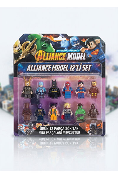 Genel Markalar Alliance model 12li figür set (mini aksesuarparçaları mevcut )