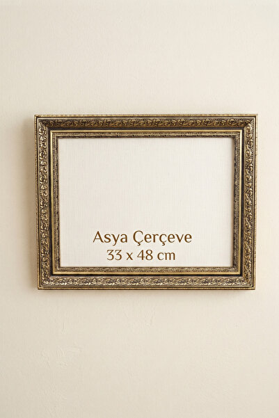 Asya Çerçeve 33 x 48 cm Saltanat Serisi Camlı Oda Mutfak Salon Koridor Poster...