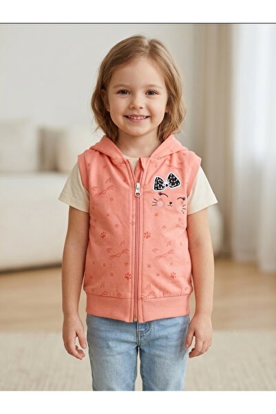 Erca Home Tekstil Ürünleri 100% Cotton, Non-Fluffy, Two Yarn Cat Girls Vest 1...