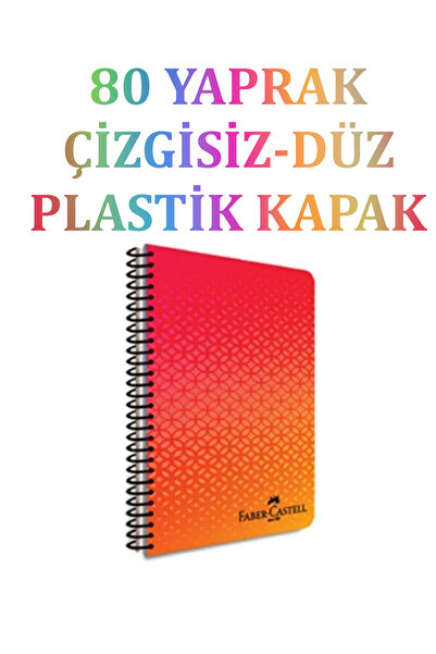Faber Castell Smoothie FABER DEFTER FĂRĂ LINII, 80 de coli, A4, Copertă din PP