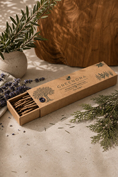 Greenora Pure Origins El Yapımı Doğal Masala Tütsü | Lavanta, Sedir & Sandalo...