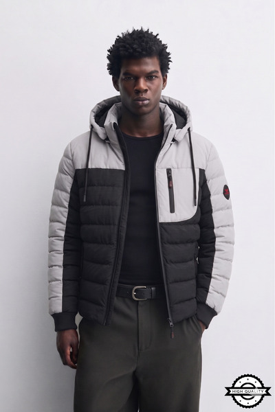 KOCCI New Season Regular Fit Water and Cold Resistant Removable Hooded Winter...