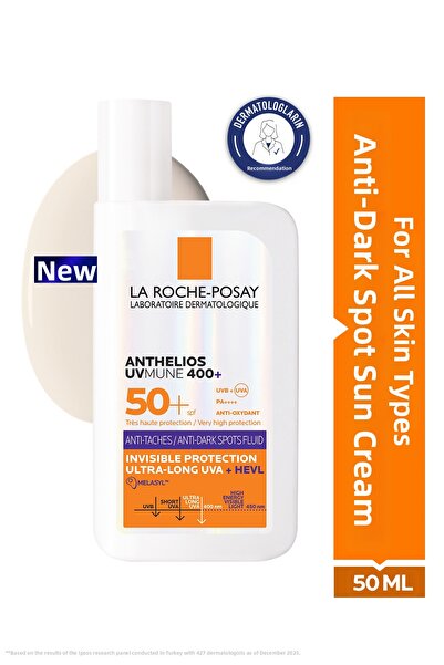 La Roche Posay Anthelıos Uvmune 400 Anti-dark Spots Fluid Spf50 Yüz Güneş Kre...