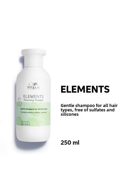 Wella Professionals Elements Sulfate-Free Renewing Care Shampoo for All Hair ...