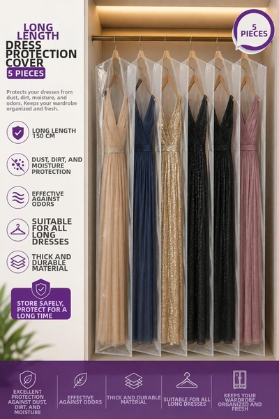 PALPAK Moth-Repellent Effective, Lavender Scented Long Clothes Protection Bag...