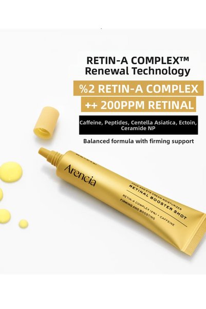 Arencia Retinal Booster Shot Renewing, Firming and Smoothing Care with Retinal Content 30ml