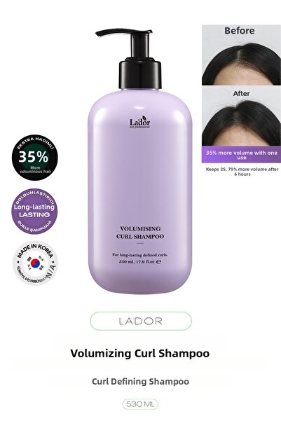 Lador Curl Defining and Volumizing Hair Shampoo Volumising Curl Shampoo