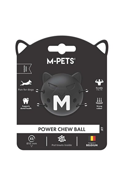 M-PETS Power Chew Ball Rubber Dog Toy Jet (XS)