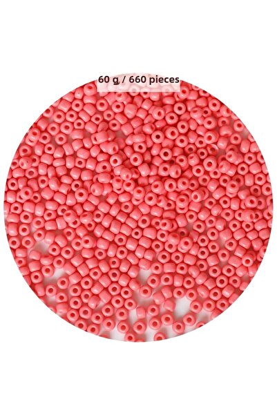 modi Pink Color 4 mm Approx 660 Pieces / 60 Gram Glass Beads Needlework Writi...