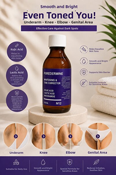 Puredermine Powerful Formula Intensive Care with Kojic Acid, Lactic Acid, and...