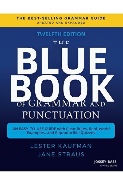Generic Brand Blue Book Of Grammar And Punctuation