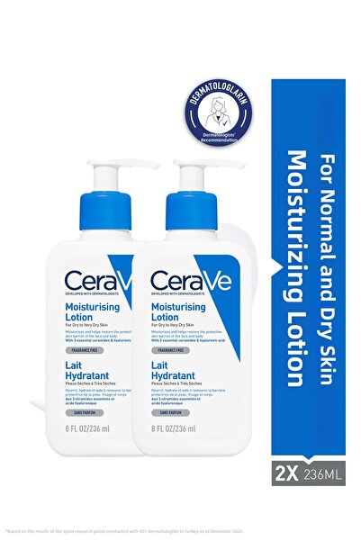 CeraVe Moisturizing Face & Body Lotion for Normal and Dry Skin with Hyaluroni...