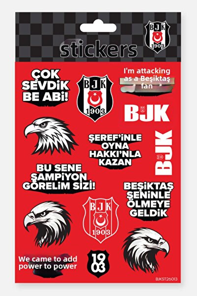 Beşiktaş Sticker Set We Really Love - Licensed Original
